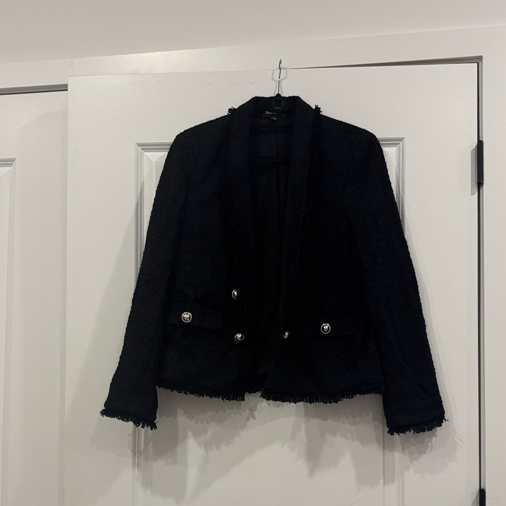 Express sz LG blk tweed Black Women's Blazer